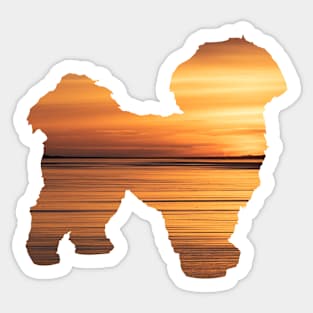 Shih Tzu Sunset Sticker